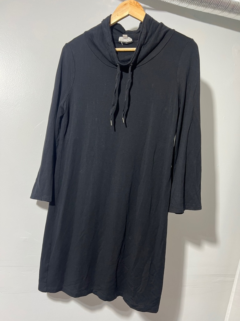 LOFT Drawstring Cowl Neck Lounge Dress Tunic
